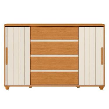 Imagem de Cômoda Albatroz Evidenza 115 2 Portas e 4 Gavetas MDP/MDF 96x150x41cm,