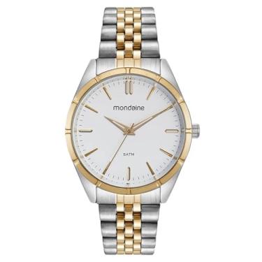 Imagem de Mondaine Relógio Masculino Social Prata e Dourado