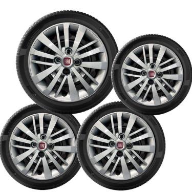 Imagem de 4X Calota Fiat Palio Siena Novo Uno Argo Cronos Aro 14