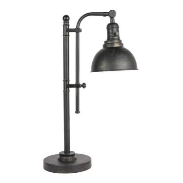 Imagem de Candeeiro de mesa VONLUCE Rústico Preto Ajustável Estilo Industrial
