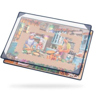 Imagem de Tabuleiro de quebra-cabeça Tektalk Jigsaw Puzzle Mat para 1000 peças