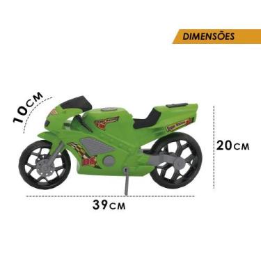 Imagem de Super Moto 360 Esportiva - Verde - BS TOYS