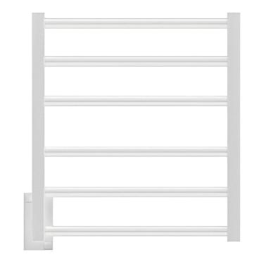 Imagem de Aquecedor De Toalha Térmico Blend Branco Fio Oculto - Thermo Lado e voltagem 220V Esquerdo