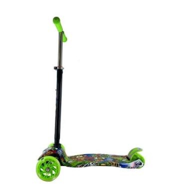Imagem de Brinquedo Patinete Infantil Estampados 4 Rodas de PU Led - Patinete LE