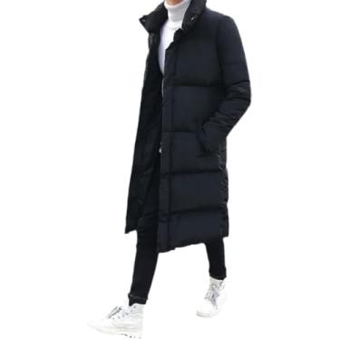 Imagem de Jaqueta De Inverno Masculina Grossa E Quente Com Capuz Parka, Black 2, L