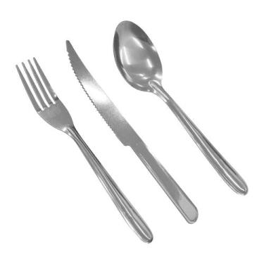 Imagem de Faqueiro Inox 72 Peças Faca Colher Garfo - RCN Distribuição, Prata