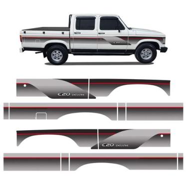 Imagem de Faixa Para C20 Deluxe 1995 1996 Prata Vermelho Cd Genérico - SPORTINOX