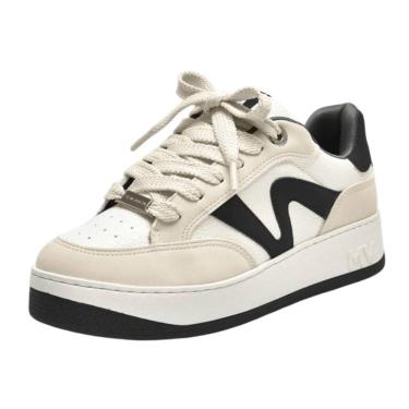 Imagem de Tênis Feminino Dia a Dia Acolchoado Macio Casual Via Marte