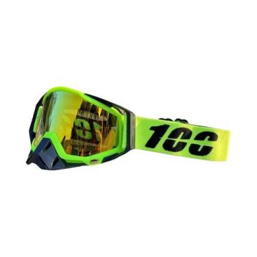 Imagem de Óculos De Motocross Para Motocicleta 100 Capacete MX Moto Dirt Bike AT