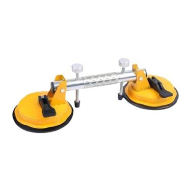 Imagem de Whtkoph Nivelador de Rejunte de Granito Sem Emendas com Ventosas a Vácuo, Uma Ferramenta Prática para Instalar Bancadas E Nivelar Placas de Vidro E Mármore, Amarelo, Tamanho real
