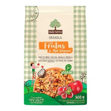 Imagem de Granola Frutas e Mel Sem Açucar Orgânico Mãe Terra 800g, 800g, Frutas 