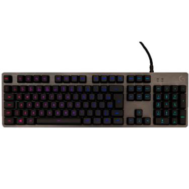 Imagem de Teclado Mecânico Gamer Com Fio Usb Logitech G G512 Carbon Abnt2 Switch Gx Brown