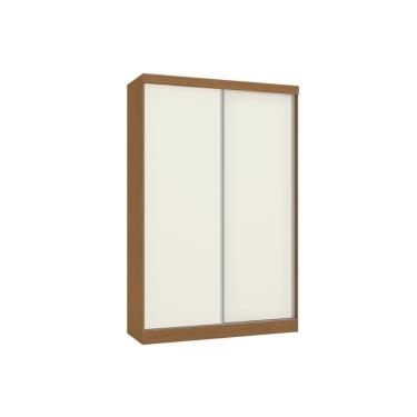 Imagem de Guarda Roupa 2 Portas De Correr E 2 Gavetas N571 Flex Canela/canela Ou Off White - Kappesberg