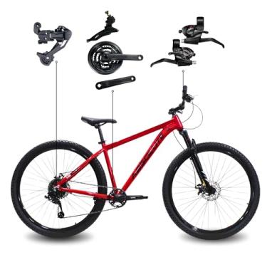 Imagem de Bicicleta Aro 29 Absolute 21 Marchas Quadro Alumínio Freio a Disco MTB (Vermelho, 19)