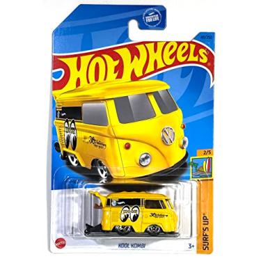 Imagem de Hot Wheels - Kool Kombi - Moon Eyes - Yellow - Surf's Up 2/5-2023 - Mint/NrMint - Ships Bubble Wrapped in a Correct Size Box