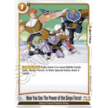 Imagem de Carta Dragon Ball TCG - Now You See The Power of the Ginyu Force! (Awakened Pulse) - Comum
