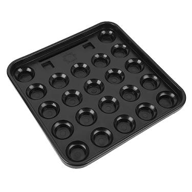 Imagem de Bandeja de Bolas de Bilhar de Plástico Rígido Com 22 Compartimentos Separados para Armazenamento de Bolas de Sinuca