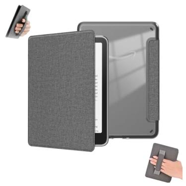 Imagem de GUKSRASO Capa para Kindle Paperwhite 12ª Geração 2024 (7", Modelo: SA568B) / Colorsoft Signature Edition - Capa Traseira de Acrílico Transparente Durável, Alça de Mão