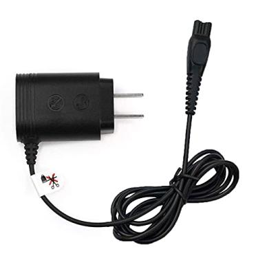 Imagem de Cabo de alimentação para barbeador elétrico compatível com Philips Norelco HQ8505 7000 5000 série 3000 barbeador elétrico Aquatec Arcitec Aparador de barba multigroom e mais 15 V CA cabo de