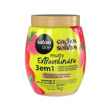 Imagem de Máscara Capilar Salon Line Morango 3 Em 1 Multy Extraordinário 1kg