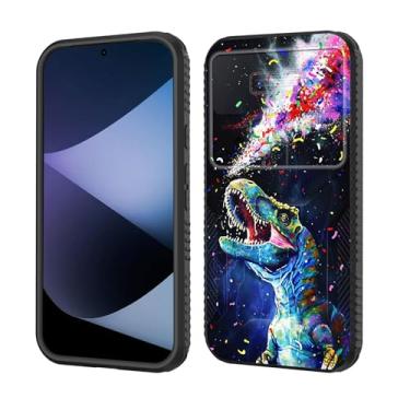 Imagem de wiaekosef Capa para Pixel 10 Pro XL, capa de lente de câmera deslizante embutida, proteção resistente à prova de choque, capa de camada dupla para Google Pixel 10 Pro XL 6,8 polegadas 2025, dinossauro