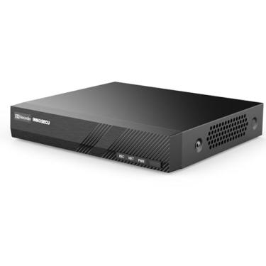 Imagem de INNOSECU NVR PoE de 8 canais, gravador de vídeo em rede 4K funciona com câmeras IP de 8 MP/5 MP/4 MP, detecção humana/veículo, 1-SATA até 8 TB (HDD não incluído), uma câmera está incluída para testes