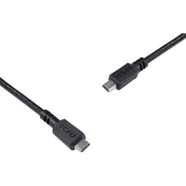 Imagem de Cabo Usb Tipo C Para Mini Usb B 2.0 Para Type C Tipo C 1 Metro Preto - Pucmbp-1