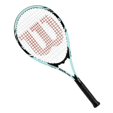 Imagem de Raquete De Tênis Wilson Federer 110 Preto e Verde-Unissex