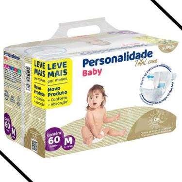 Imagem de Fraldas Descartáveis Personalidade Baby Total Care Bag - P M G XG XXG,