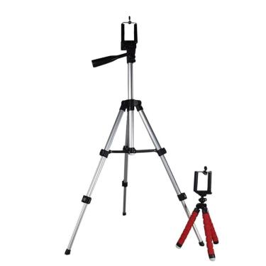 Imagem de Kit Youtuber Tripé 1,10M + Mini Tripé Flexível