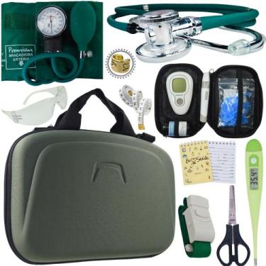 Imagem de Kit Enfermagem Maleta Completo Super Luxo + Monitor Glicose - Love Sau