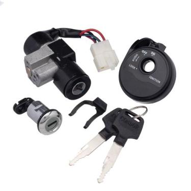 Imagem de Chave Ignicao (kit Conjunto Travas) Condor Biz 110 I 16/17