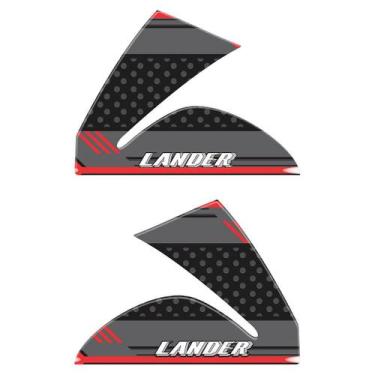 Imagem de Adesivo Protetor Tank Pad Lateral Resinado Compatível com Motocicletas