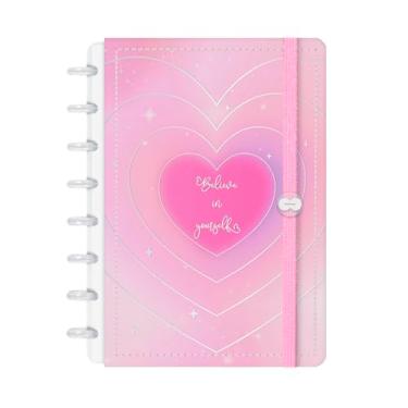 Imagem de Caderno De Disco Iscool Inteligente P Coquette Candy Pop Coração Shine