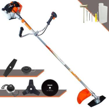 Imagem de Roçadeira Lateral Cortador de Grama Vulcan VR430-S À Gasolina 2 Tempos