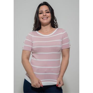 Imagem de Blusa m/c Pau a Pique Modal Rosê