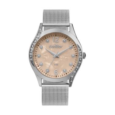Imagem de Relógio Condor Feminino Ref: Co2035nsv/4j Casual Mesh Prateado