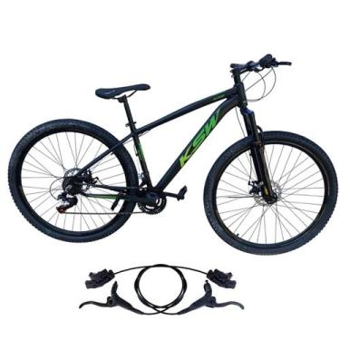 Imagem de Bicicleta Feminina Aro 29 Alumínio KSW XLT 100 21v Disco Hidráulico Su