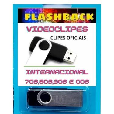 Imagem de Pen drive 16gb com Videoclipes = Flashback e Oficiais Anos 70's á 00's (mp4)