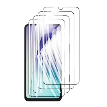 Imagem de 4 protetores de tela para Redmi 14C 5G, vidro temperado cristal 9H HD, alumínio de alta qualidade, antirriscos, capa protetora, 6,88" (preto)