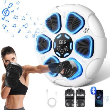 Imagem de Máquina de boxe Nicebook Music Punching Training com luvas