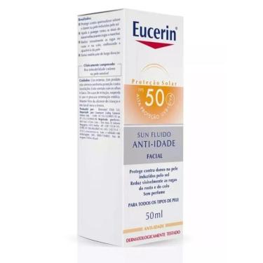 Imagem de Protetor solar Facial Eucerin Sun Fluido Anti Idade Fps 50
