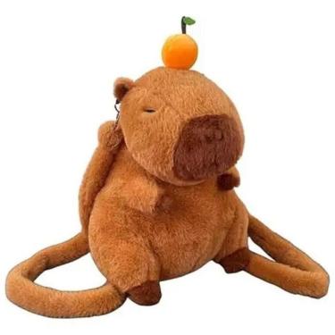 Imagem de Mochila Capivara Mochila De Pelúcia Carpicho Capybara De 30