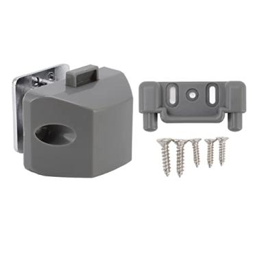 Imagem de Trava de gabinete com botão de pressão MUNEFE, trava de porta de gabinete de Rv, travas de gabinete de pressão sem chave para travas de gaveta de campistas de RV, maçanetas de