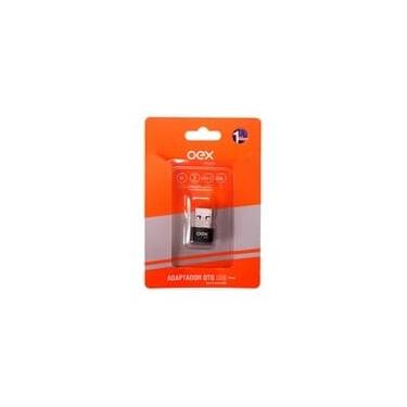 Imagem de Adaptador OTG OEX AD204, USB Para Type-C, Preto - 485995