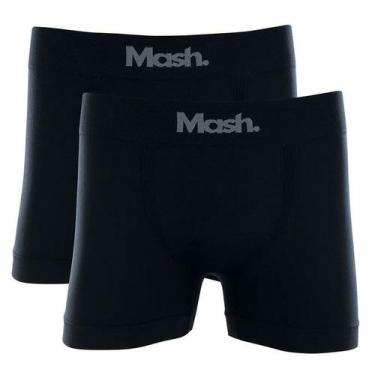 Imagem de Kit com 2 Cuecas Boxer Mash 711.01 Preto/Preto, Preto, Preto, M