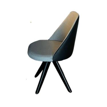 Imagem de Cadeira De Jantar Lavínia Giratória Preto