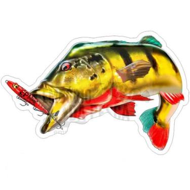 Imagem de Adesivo Peixes EP Fishing Extra Grande (aproximadamente 50x36cm)