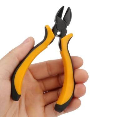 Imagem de Meximore Alicate de ponta de agulha de 12,7 cm, alicate de ponta longa de liga de ferro de níquel, mini alicate de joias para bricolage, artesanato, reparo eletrônico, manutenção doméstica e