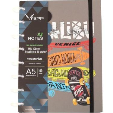 Imagem de Caderno Com Discos 100 Folhas Pautadas De Tamanho A5 14,1*20,5 CM - YE